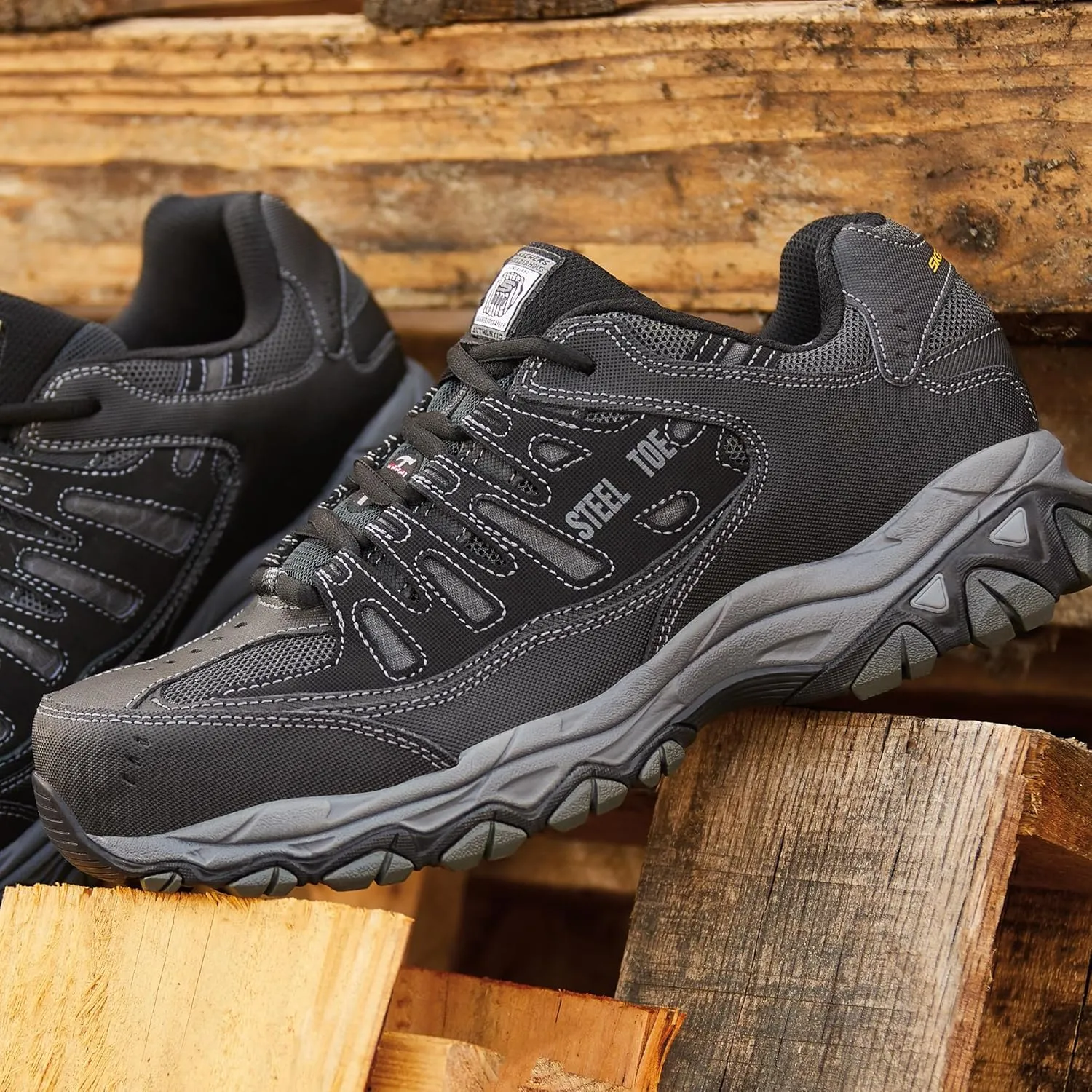 Skechers Men's Cankton Steel Toe Construction Shoe