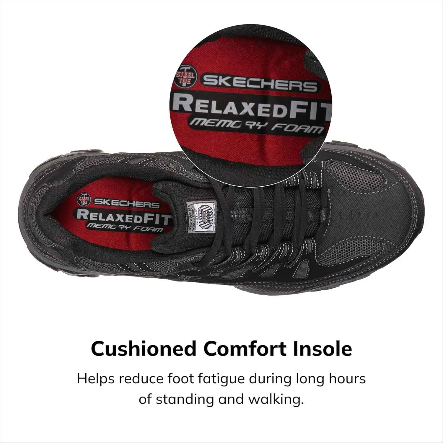 Skechers Men's Cankton Steel Toe Construction Shoe