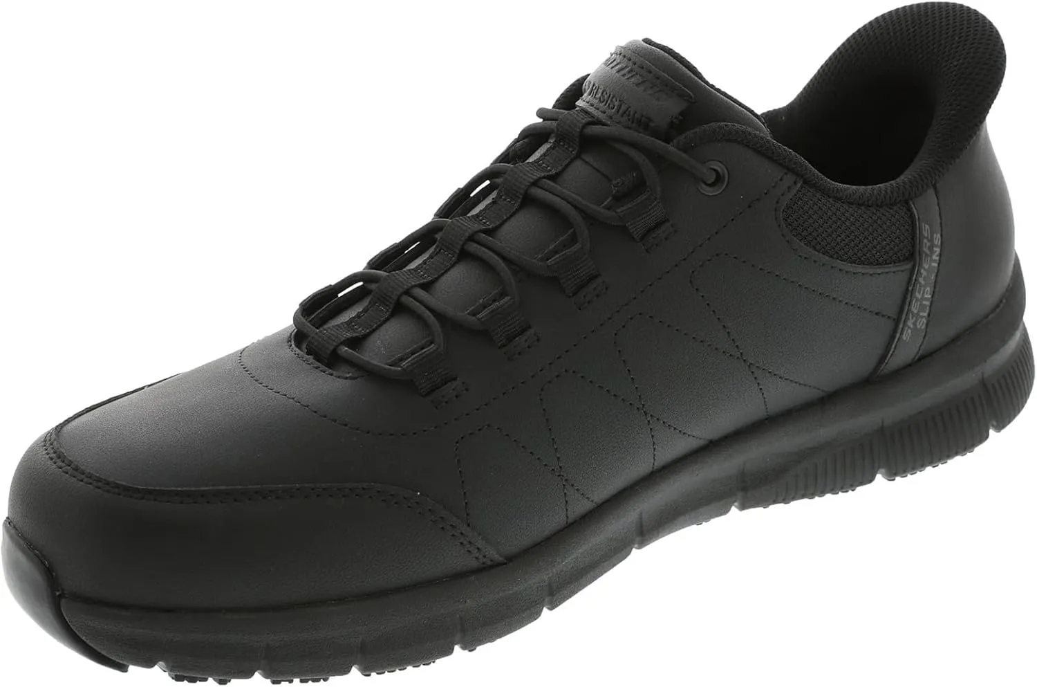 Skechers Men's Hands Free Slip Ins Nampa-Knotly Bungee Athletic Sr Food Service Shoe