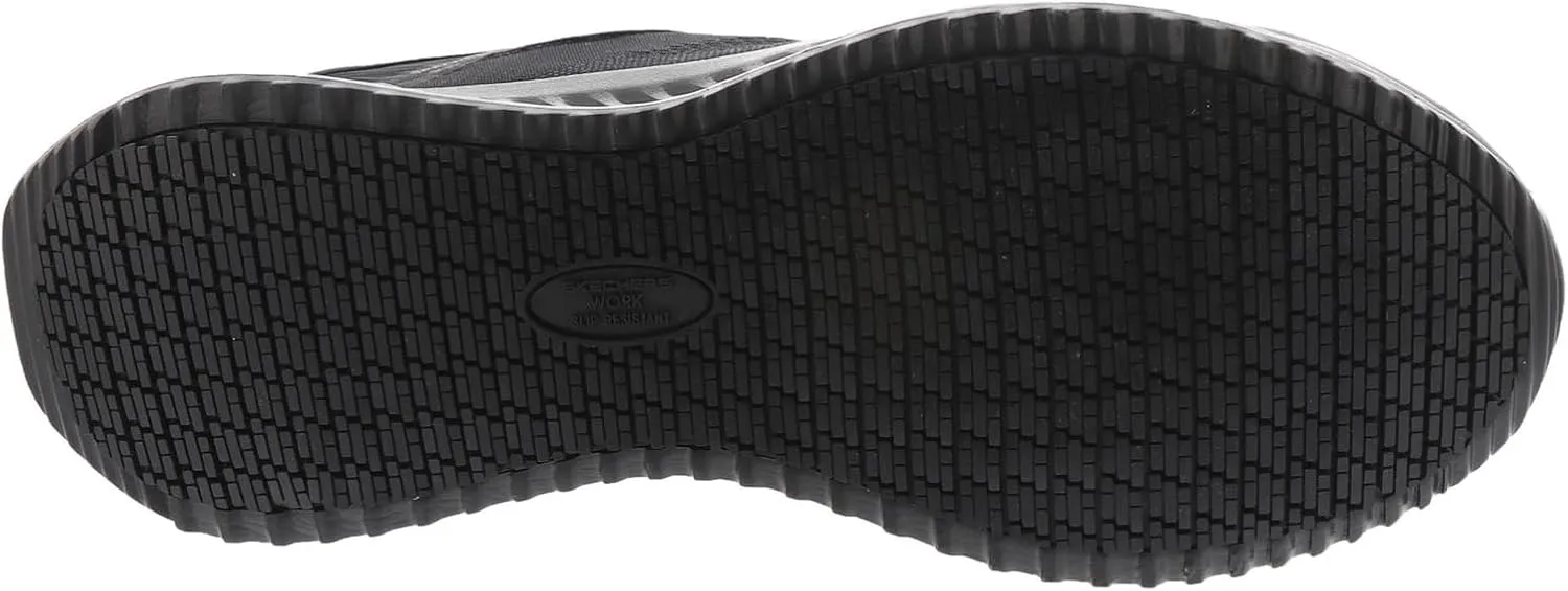 Skechers Men's Hands Free Slip-Ins Tilido Fletchit Comp Toe Construction Shoe, Black, 9.5