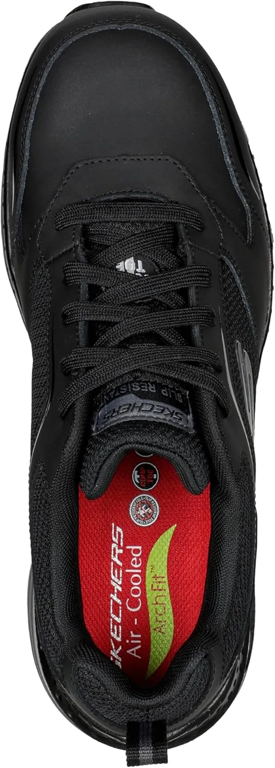Skechers Men's Lace Up Safety Arch Fit Sr Comp Toe