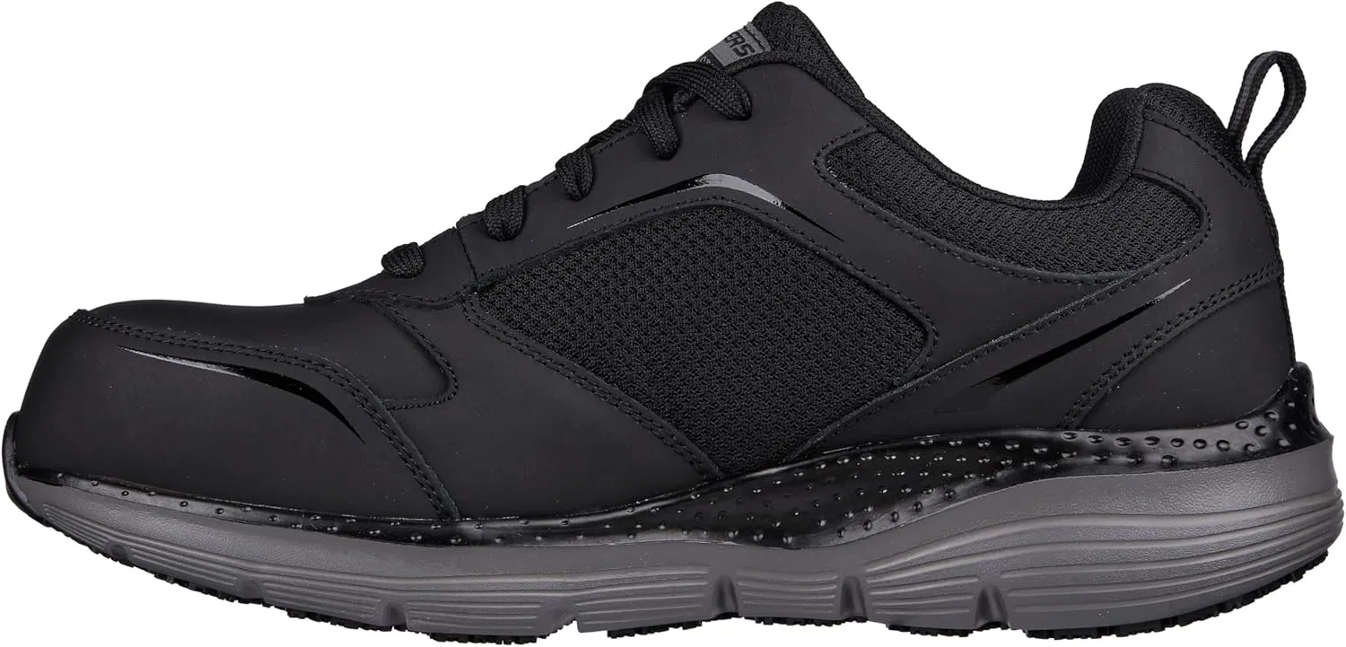Skechers Men's Lace Up Safety Arch Fit Sr Comp Toe