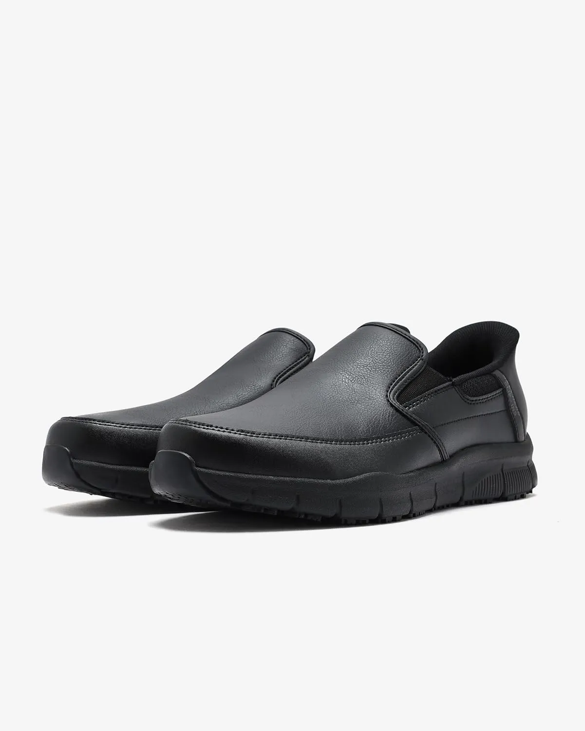 Skechers Men's Nampa Broxtin Hands Free Slip-ins Sr Food Service Shoe