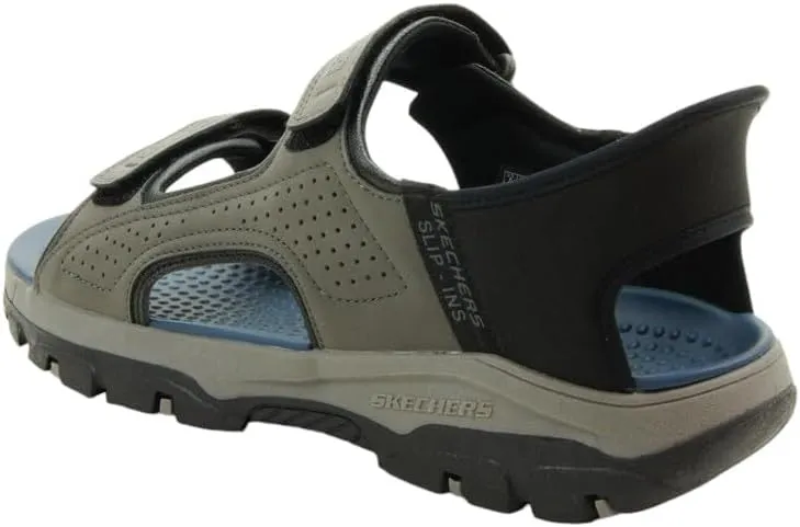 Skechers Men's Tresmen-Reece Two Strap Open Toe Slip-ins Sandal