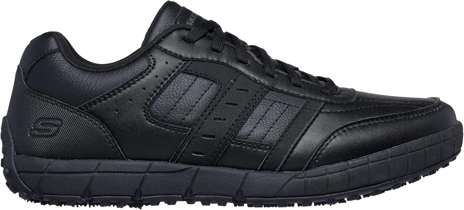 Skechers Men's Work Elston 2.0 Sr Lace Up Food Service Shoe