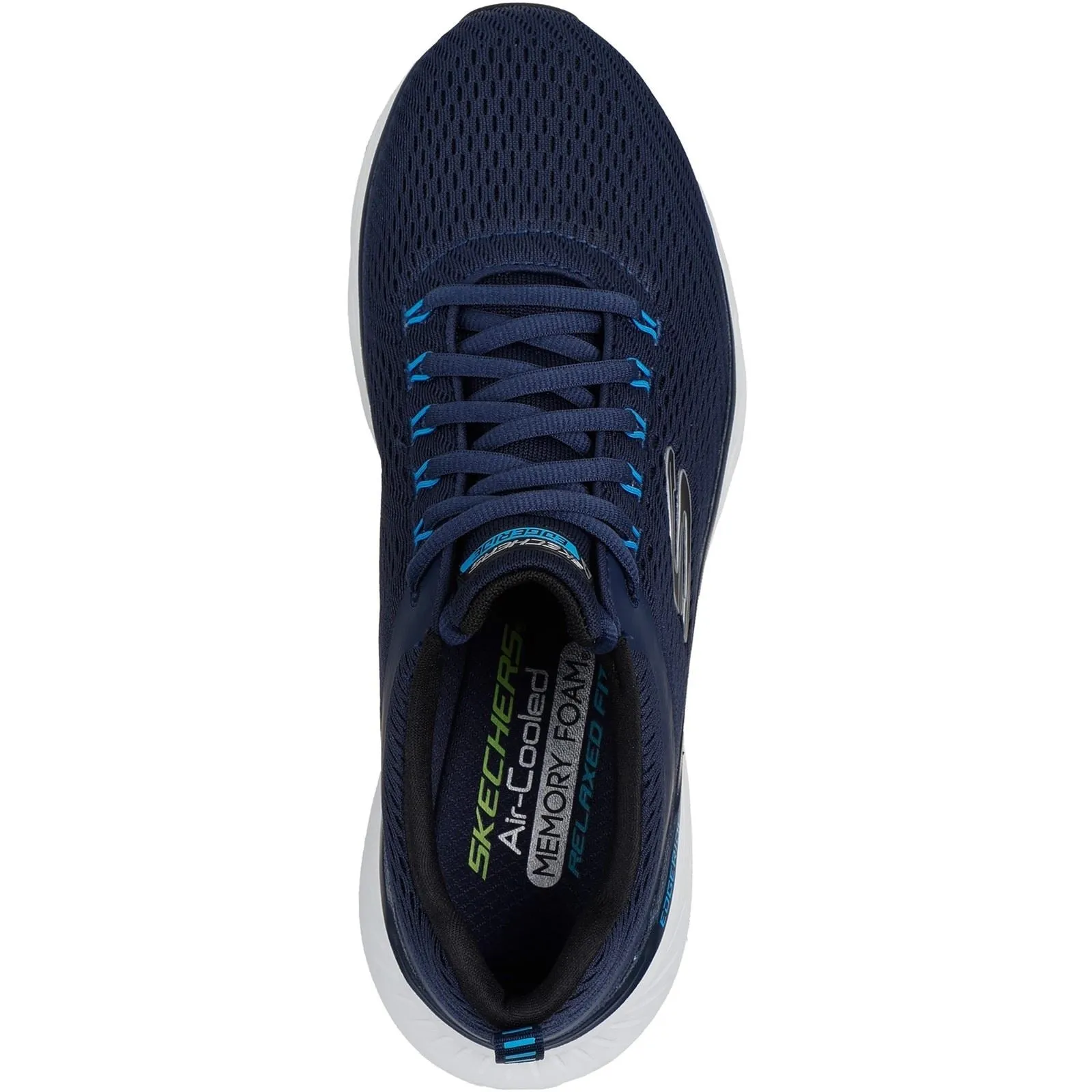 Skechers Relaxed Fit Edgeride Contention Polyester Men's Navy/Blue Trainers