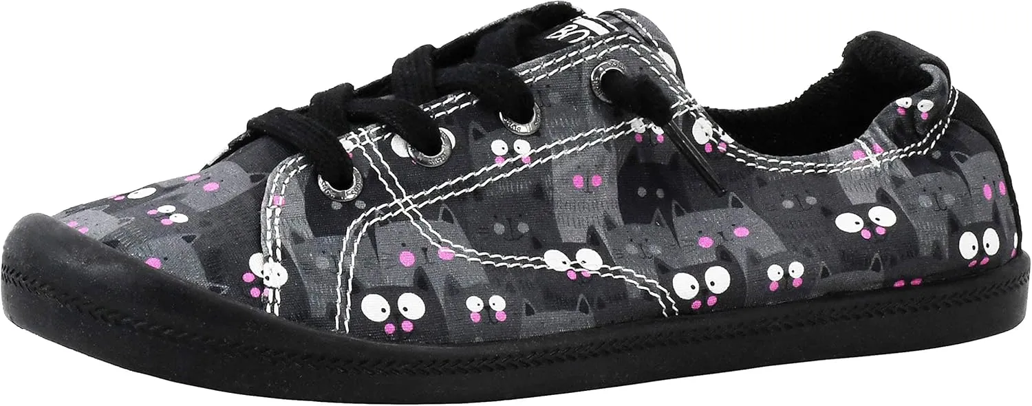 Skechers Women's Beach Bingo-Kitty Concert Sneaker