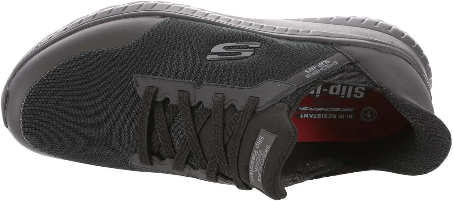 Skechers Women's Hands Free Slip-Ins Squad Chaos SR Adelo Health Care Professional Shoe