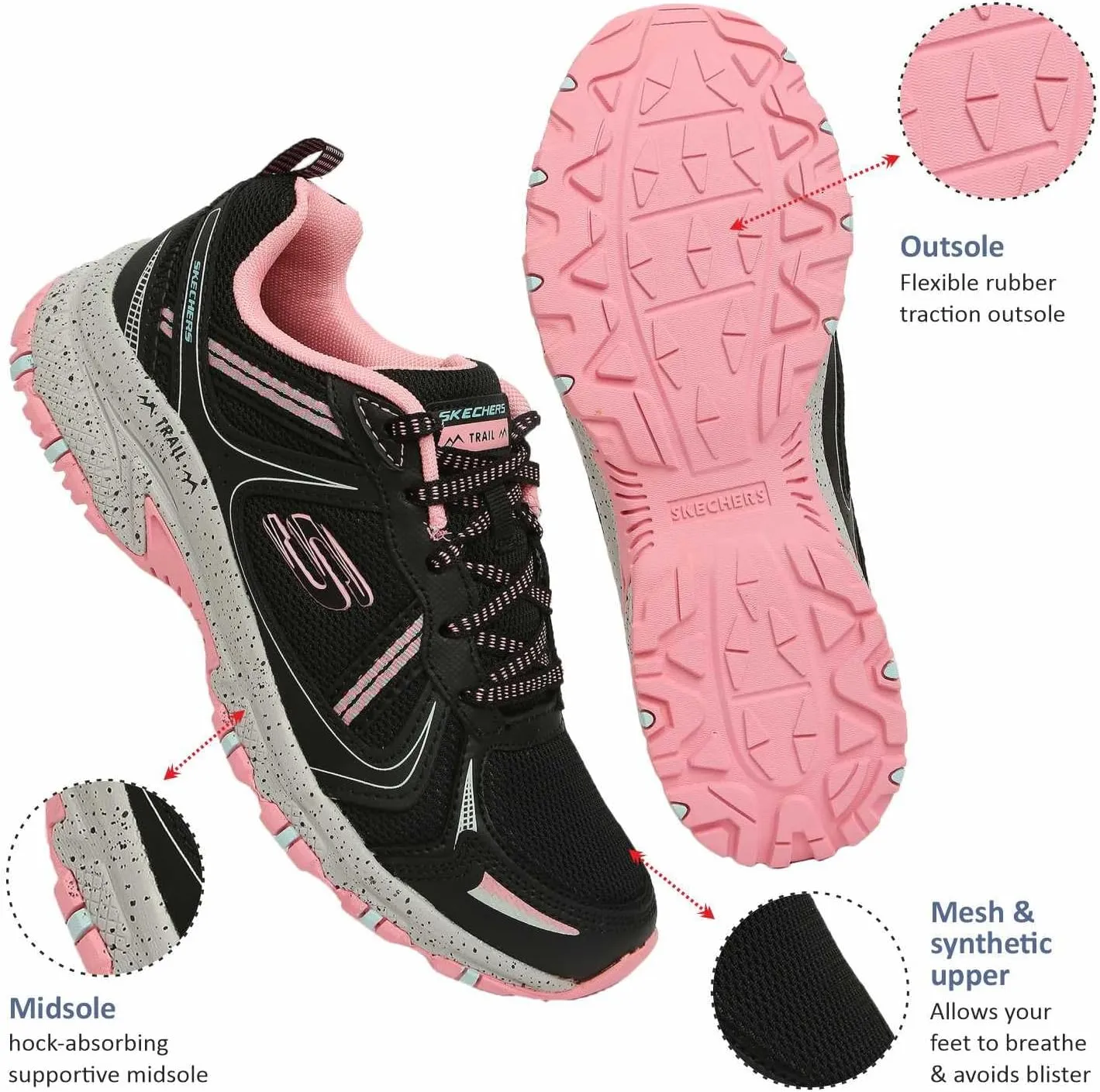 Skechers Women's Hillcrest Hiking Shoe