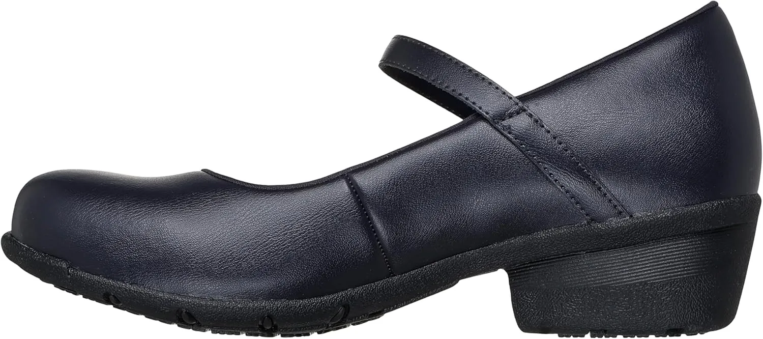 Skechers Women's Mary Jane Elsit Slip Resistant Health Care Professional Shoe