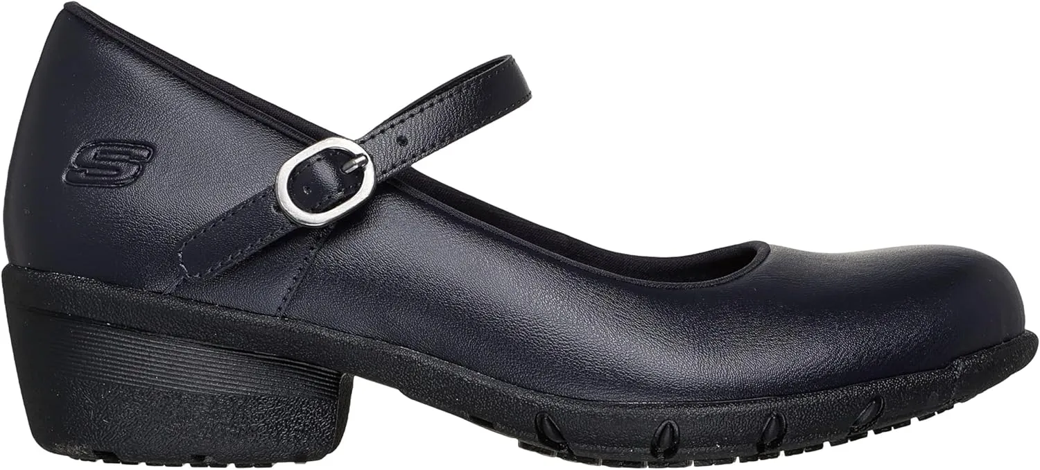 Skechers Women's Mary Jane Elsit Slip Resistant Health Care Professional Shoe