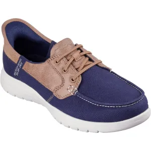 Skechers Womens On-the-GO Flex - Palmilla 136536-NVY Navy Slip On Shoe