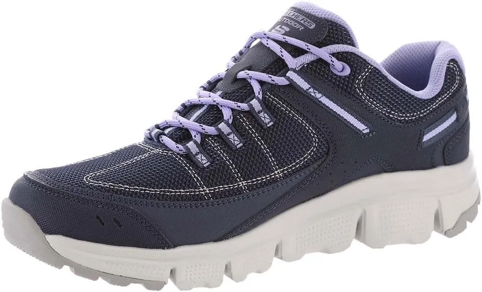 Skechers Women's Summits at Artists Bluff Hiking Shoe - Navy/Purple, Varies (Standard US Women's Sizing), 9.5