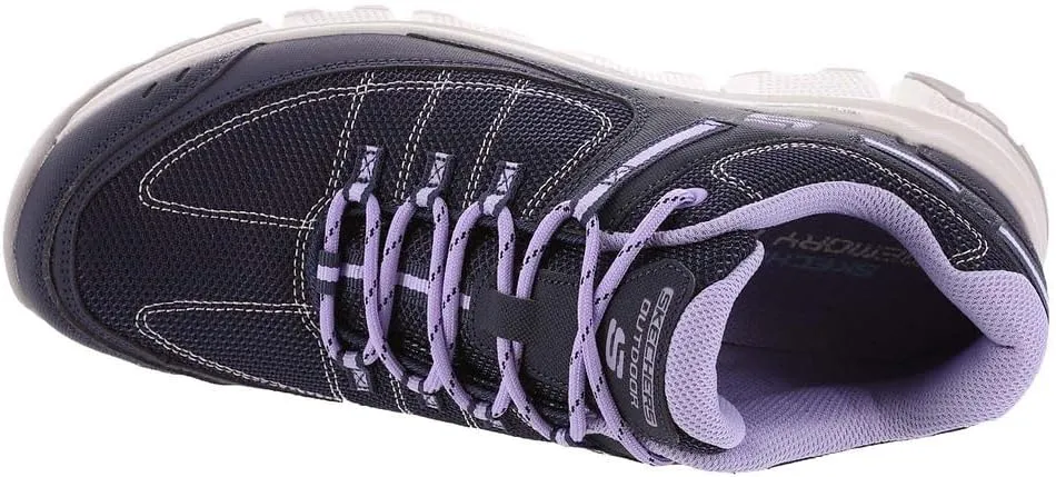 Skechers Women's Summits at Artists Bluff Hiking Shoe - Navy/Purple, Varies (Standard US Women's Sizing), 9.5