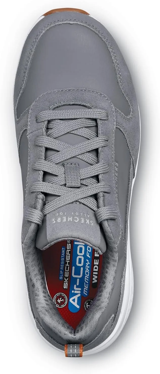 Skechers Work UNO Luna, Women's, Alloy Toe, EH, MaxTrax Slip Resistant, Low Athletic, Work Shoe
