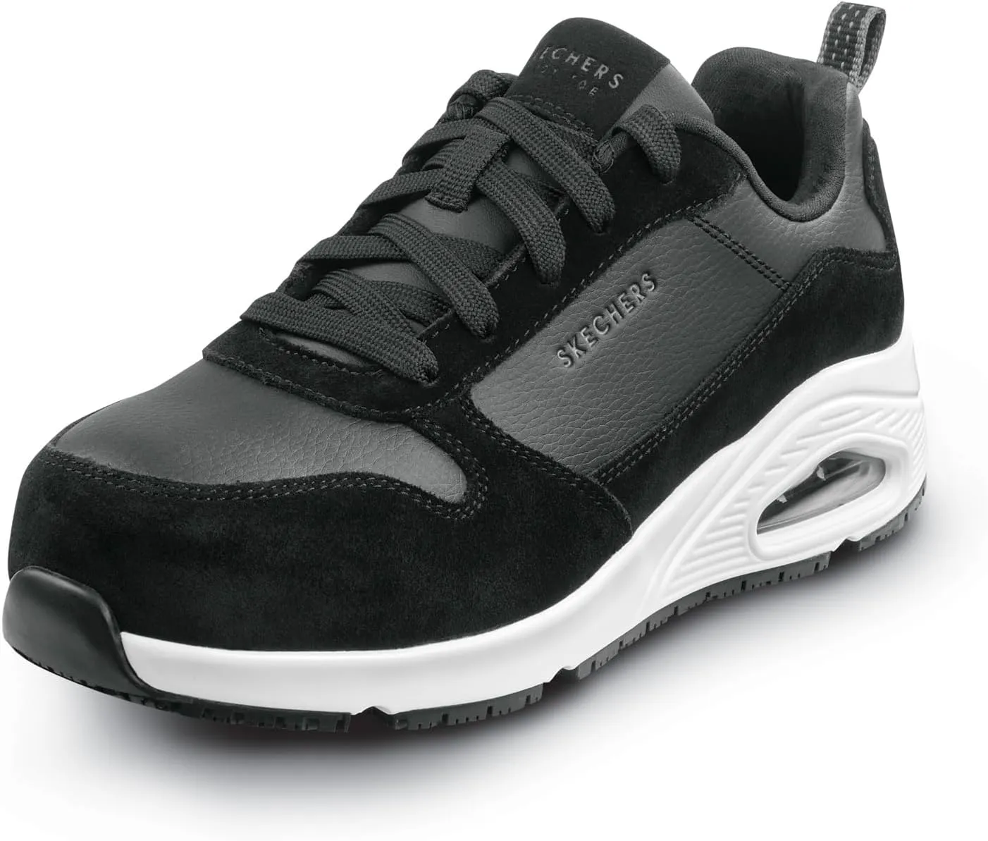 Skechers Work UNO Luna, Women's, Alloy Toe, EH, MaxTrax Slip Resistant, Low Athletic, Work Shoe