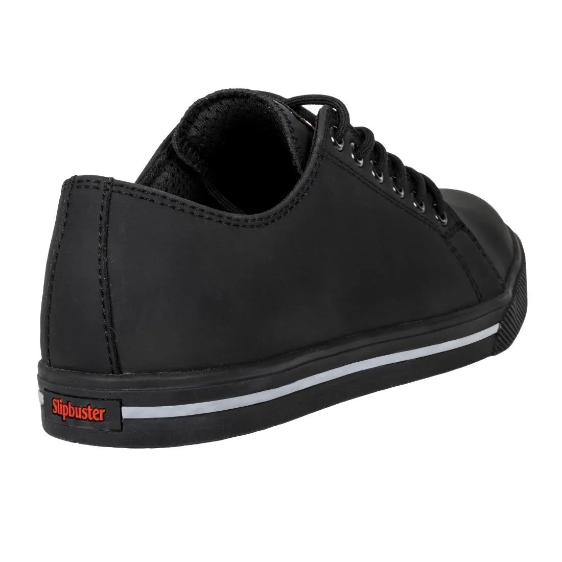 Slipbuster Microfibre Safety Trainers Matte Black 40
