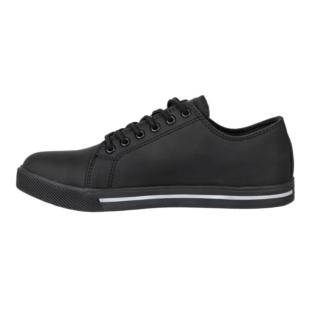 Slipbuster Microfibre Safety Trainers Matte Black 40