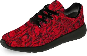 Snake Skin Print Shoes for Men Women Lightweight Comfort Running Tennis Walking Sneakers Gifts for Dad Mom