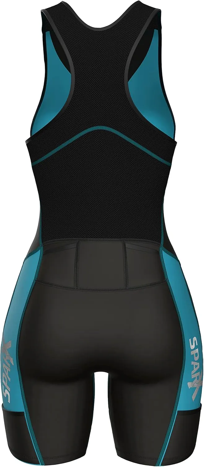 Sparx Women Triathlon Suit Tri Short Racing Cycling Swim Run