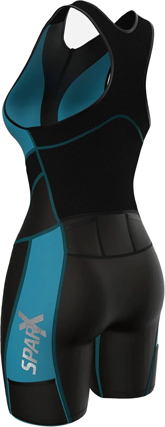Sparx Women Triathlon Suit Tri Short Racing Cycling Swim Run