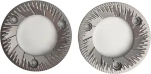 SSP Cast Lab Sweet (LS) 83mm Flat Burrs (Silver Knight Coated)