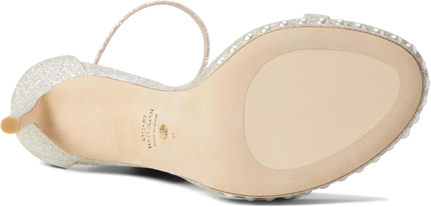 Stuart Weitzman Womens Nudistdisco Pearl Sandal