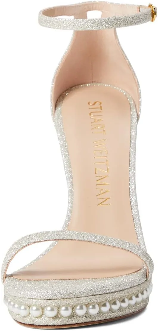 Stuart Weitzman Womens Nudistdisco Pearl Sandal