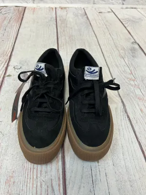 Superga "Revolley Color Block Total Black Sneaker"
