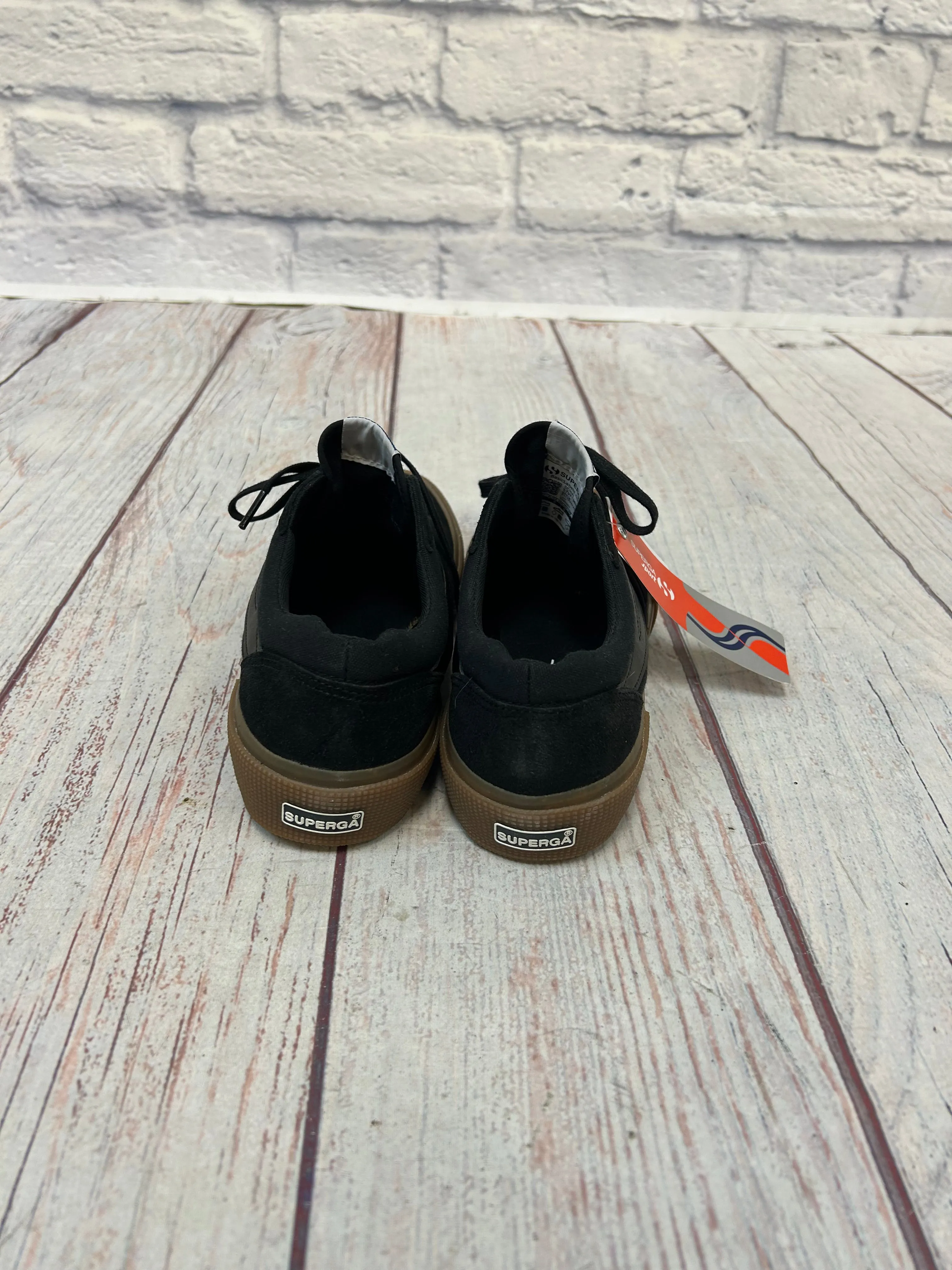 Superga "Revolley Color Block Total Black Sneaker"