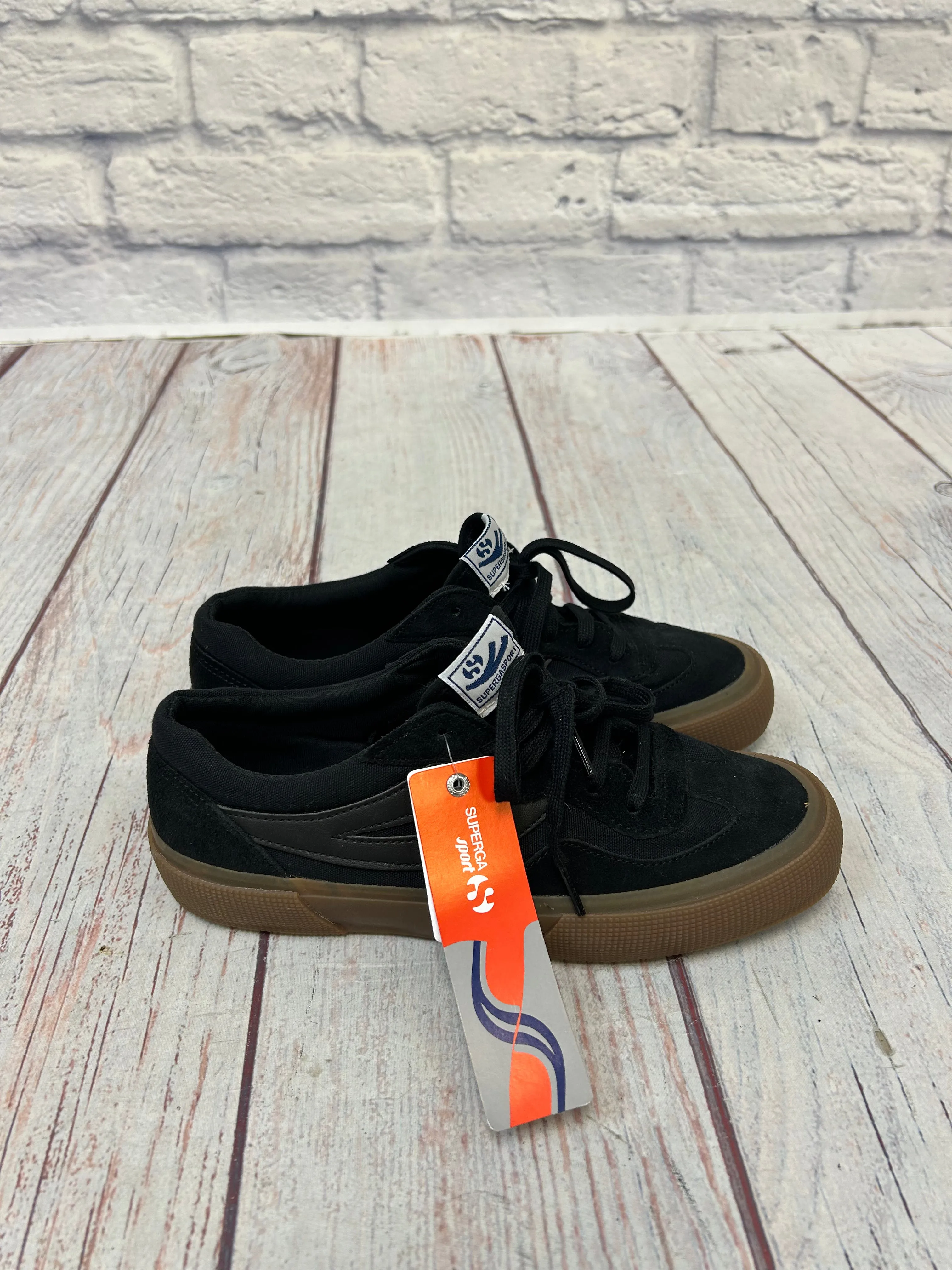Superga "Revolley Color Block Total Black Sneaker"