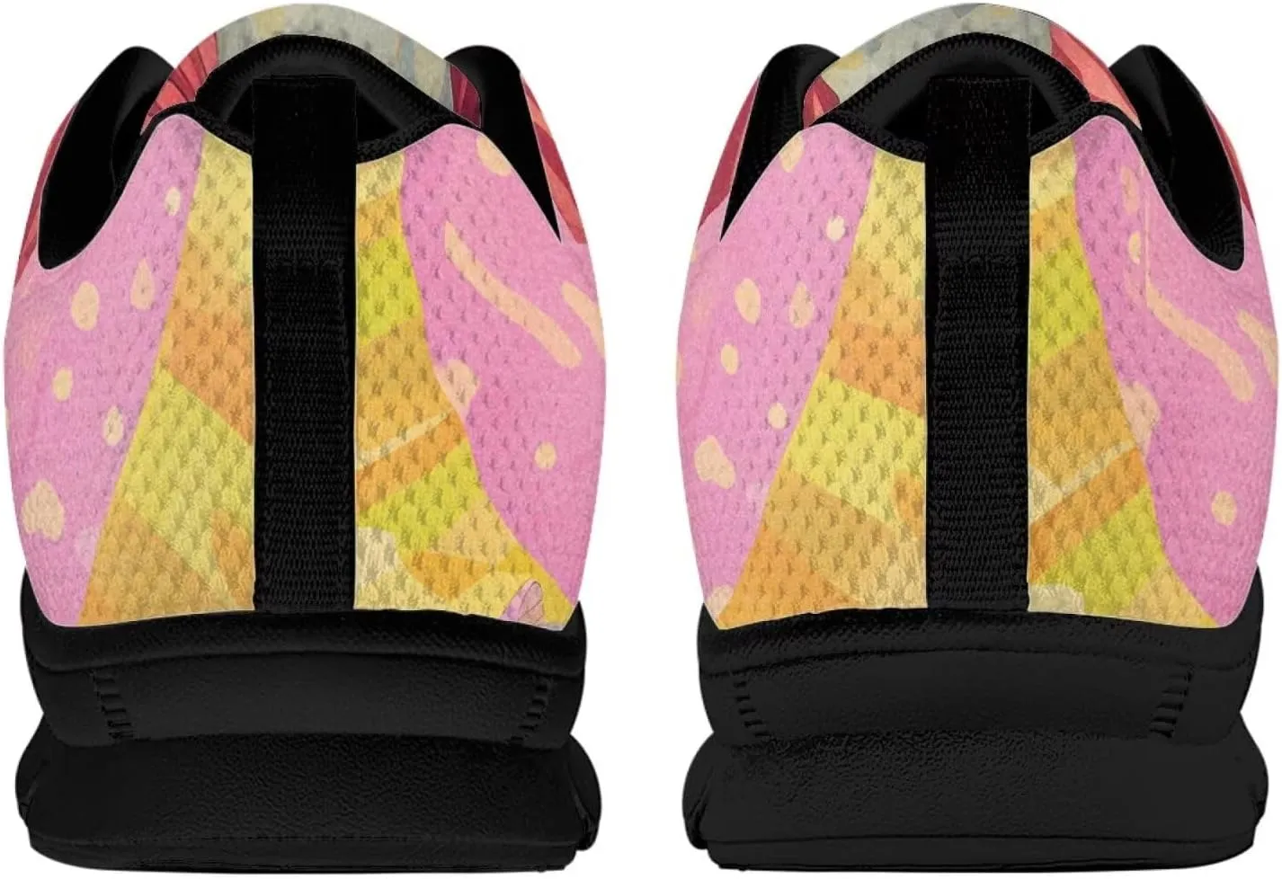 SYtrade Sneakers for Women Tennis Shoes Breathable Lightweight Walking Shoes Black Sole
