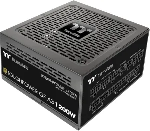 Thermaltake Toughpower GF A3 1200W, True 600W 12VHPWR Connectors on PSU & NVIDIA RTX 40 Series, ATX 3.0/PCI-E 5.0, 80  Gold, SLI/Crossfire Ready Power Supply, PS-TPD-1200FNFAGU-L, 10 Year Warranty