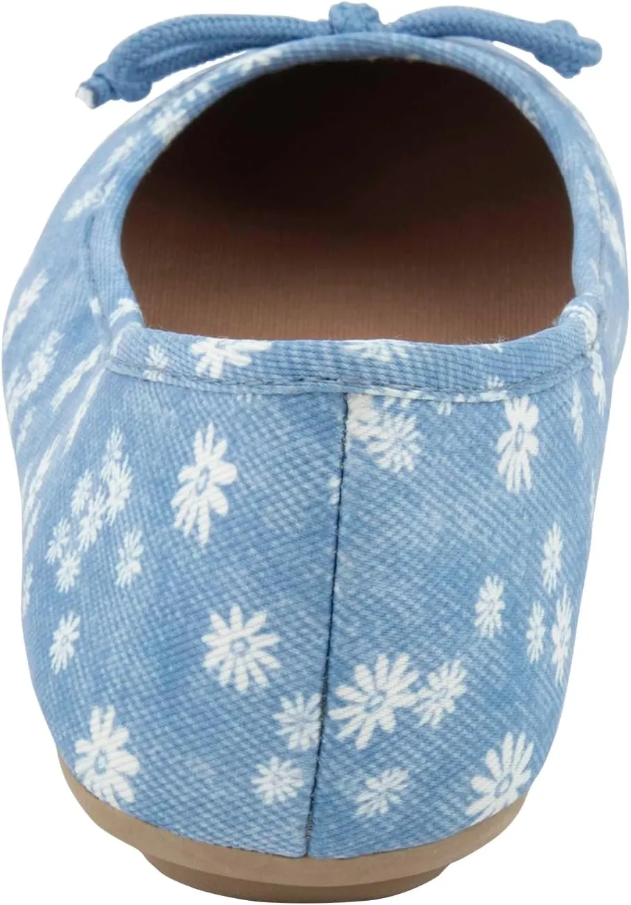Toddler Girls FAE String Tie Slip-On Ballet Flat