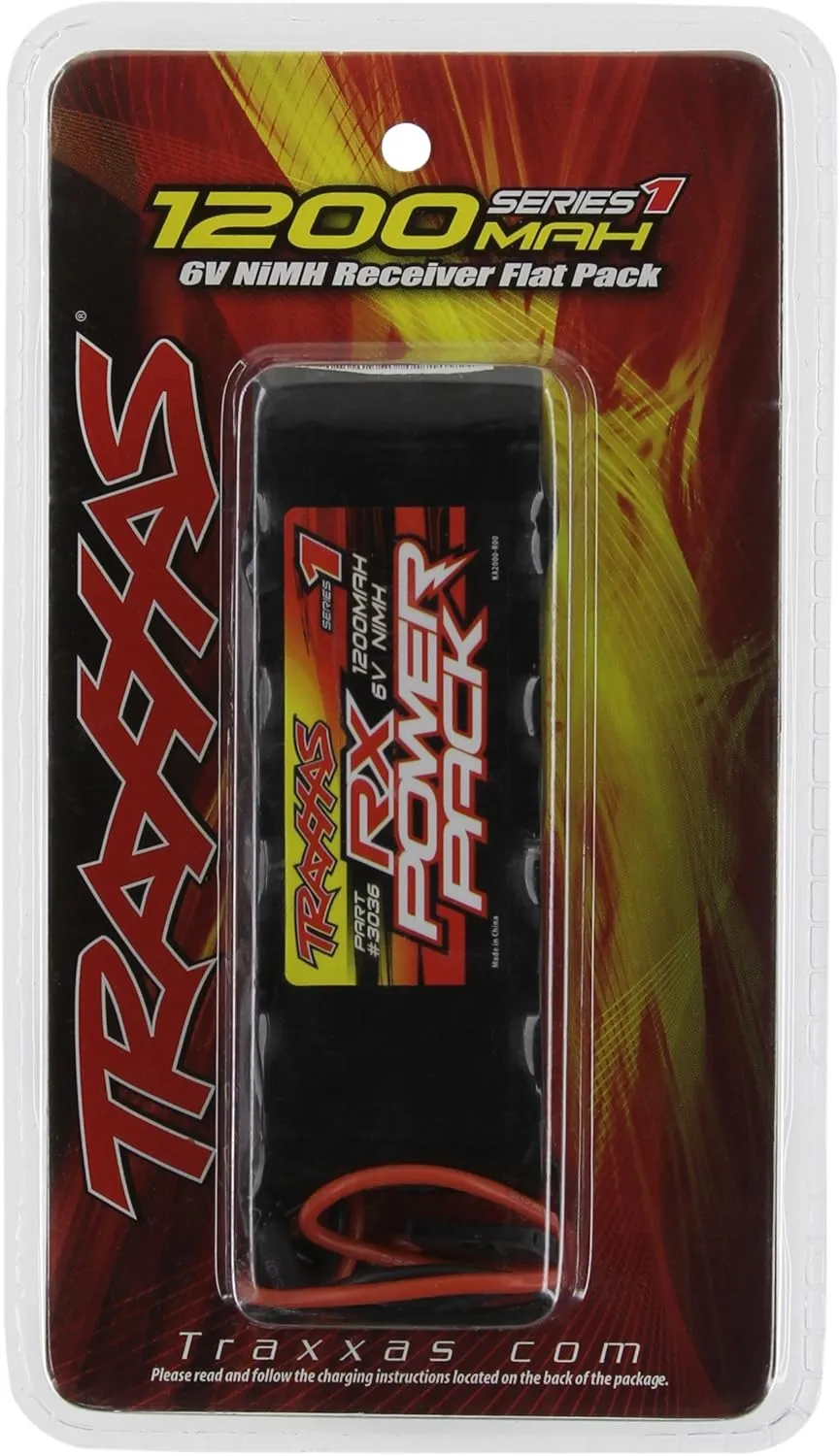 Traxxas 3036 NiMH 5 Cell 6V 1100mAh Flat RX J