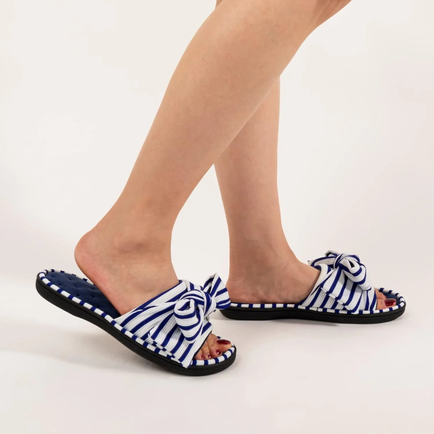 ULTRAIDEAS Women's Eurytides Slide Slippers Memory Foam House Shoes