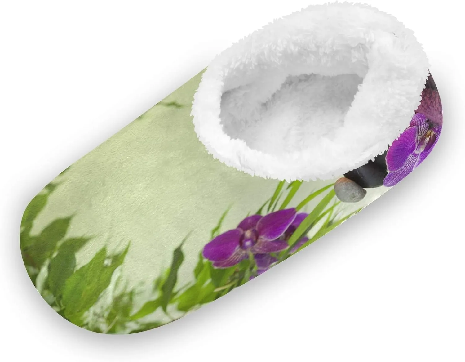 Unisex Fuzzy House Slippers Memory Foam Warm Slip Shoes Fur Lining M-XXL