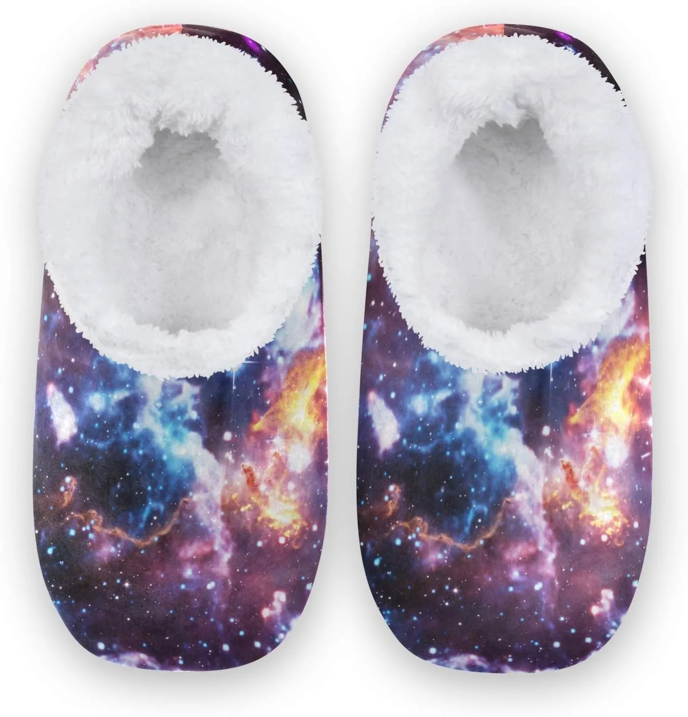 Unisex Fuzzy House Slippers Memory Foam Warm Slip Shoes Fur Lining M-XXL