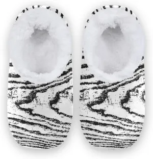 Unisex Fuzzy House Slippers Memory Foam Warm Slip Shoes Fur Lining M-XXL