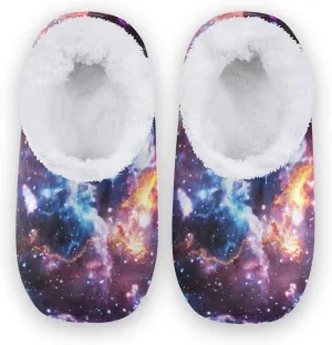 Unisex Fuzzy House Slippers Memory Foam Warm Slip Shoes Fur Lining M-XXL