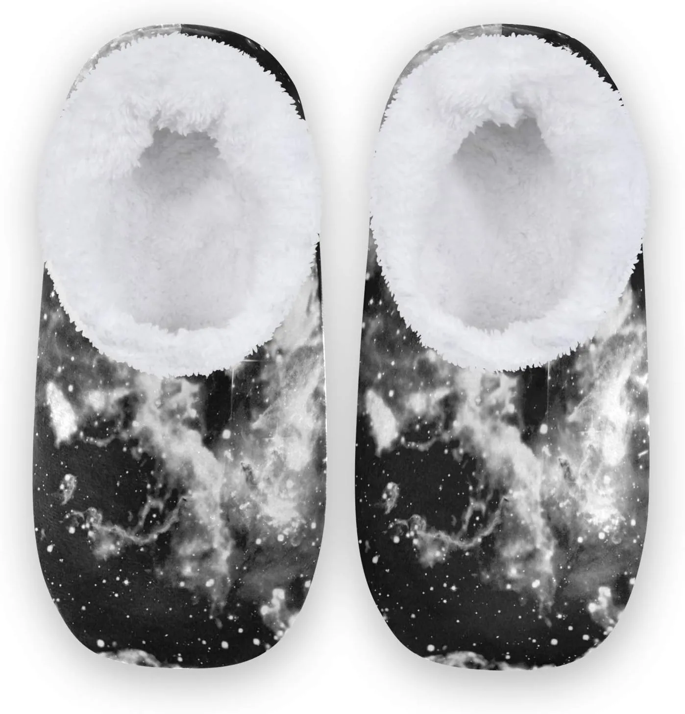 Unisex Fuzzy House Slippers Memory Foam Warm Slip Shoes Fur Lining M-XXL