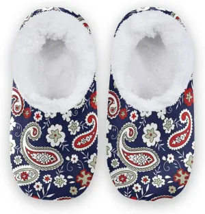Unisex Fuzzy House Slippers Memory Foam Warm Slip Shoes Fur Lining M-XXL