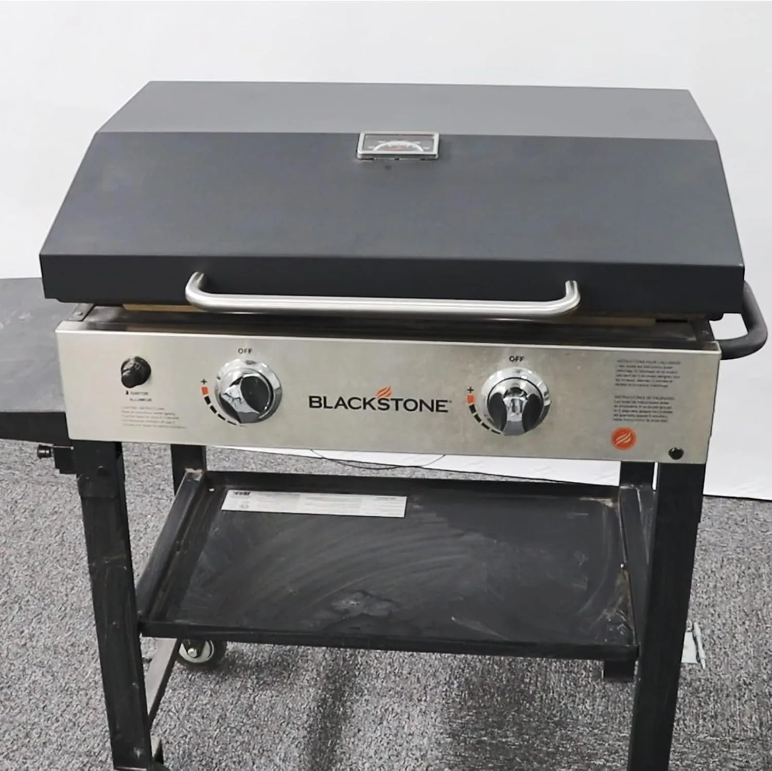Upgrade Hinged Lid for Blackstone 28 Inch Griddle, Griddle Hard Cover Flat Top Lid for Blackstone 28" 1517 1853 1605 1839 1856 Griddle Hood for Blackstone