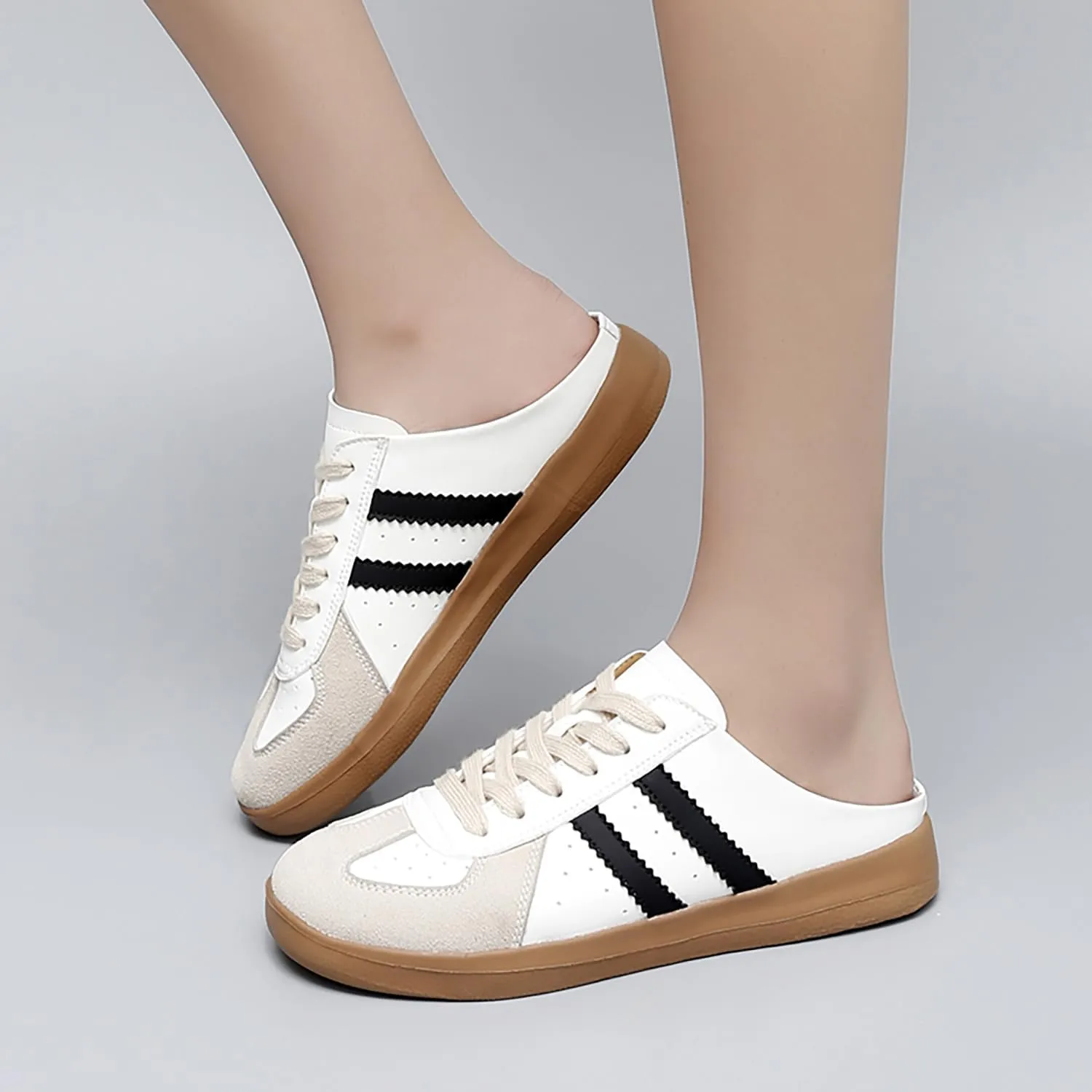 VARSKARC Womens Slip On Shoes Walking Shoes