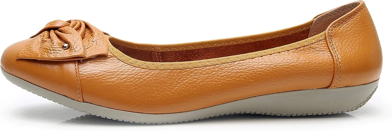 VenusCelia Women's Bows Dance Flats Shoes