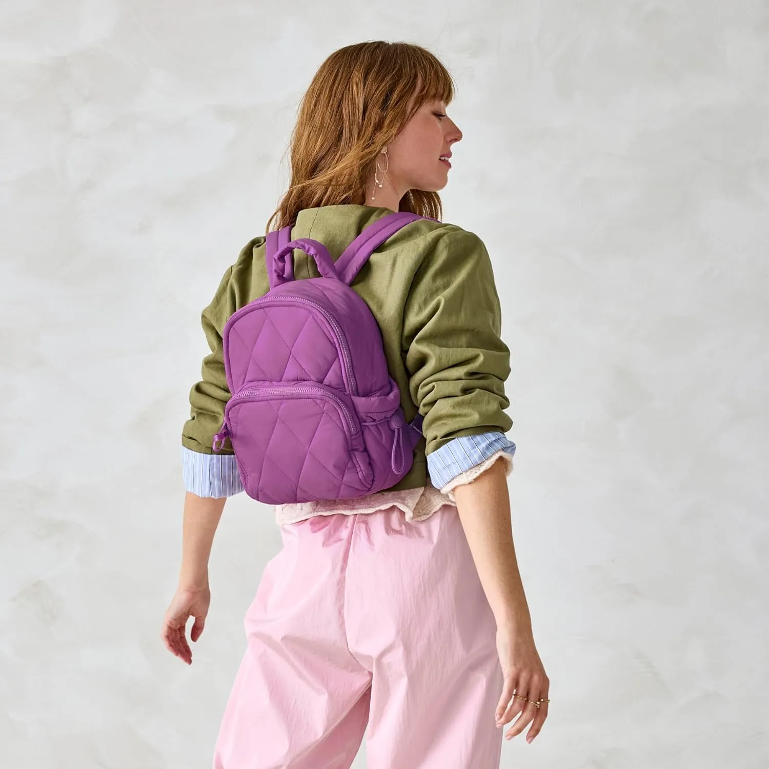 Vera Bradley Featherweight Small Banbury Backpack, Iris Orchid