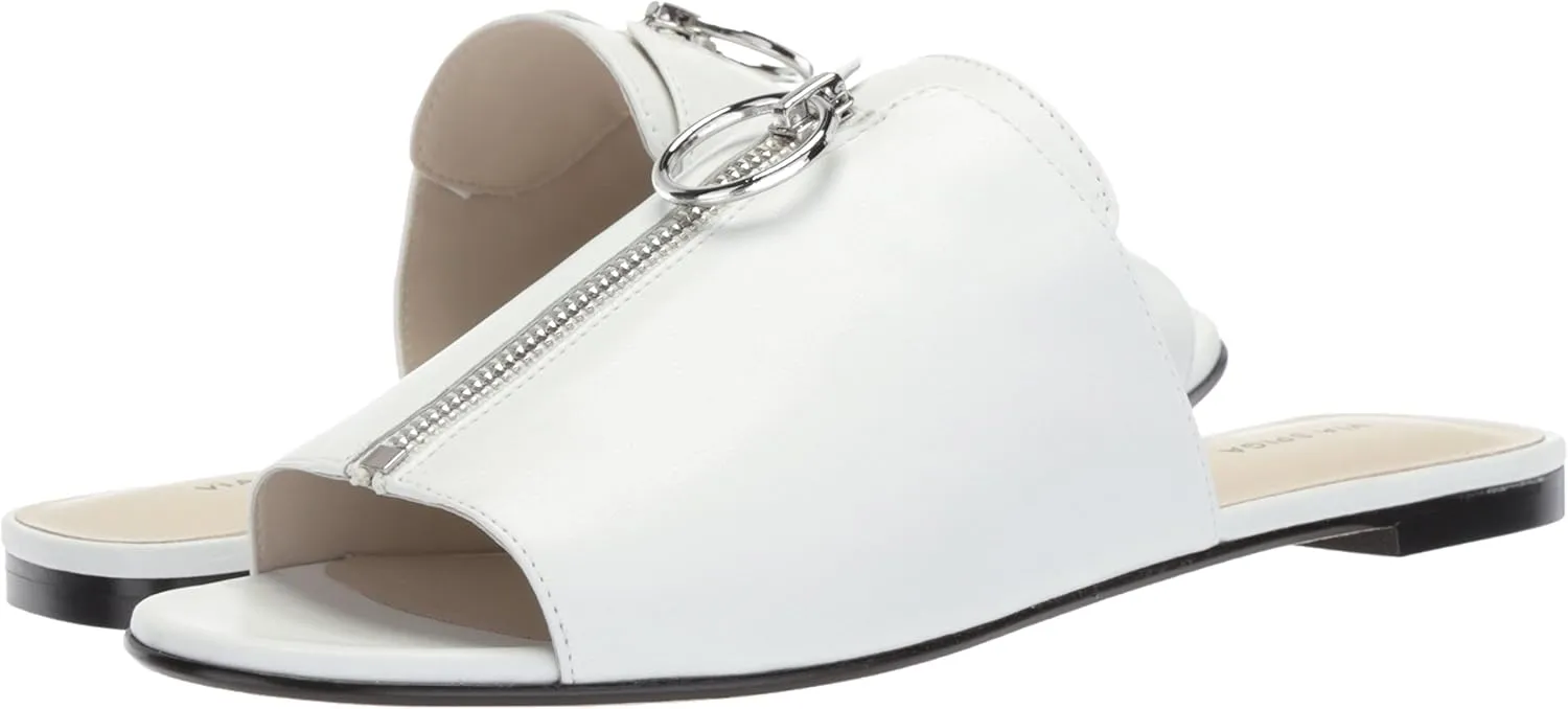 Via Spiga Unisex-Adult Hope Flat Zipper Sandal