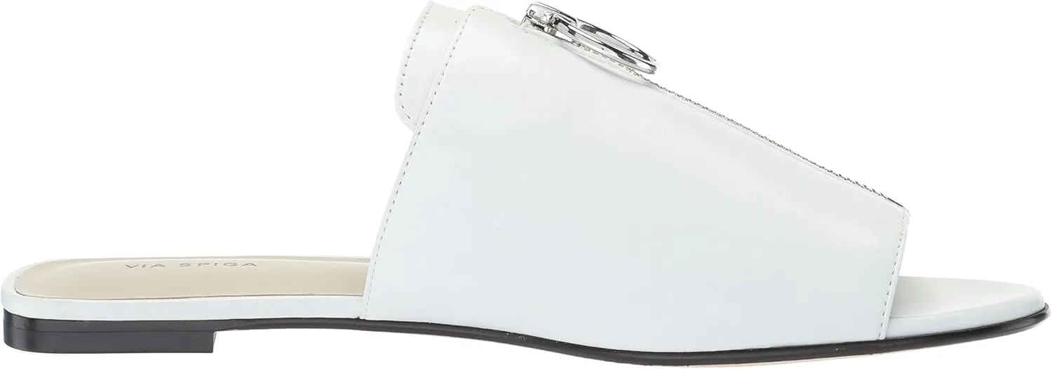 Via Spiga Unisex-Adult Hope Flat Zipper Sandal