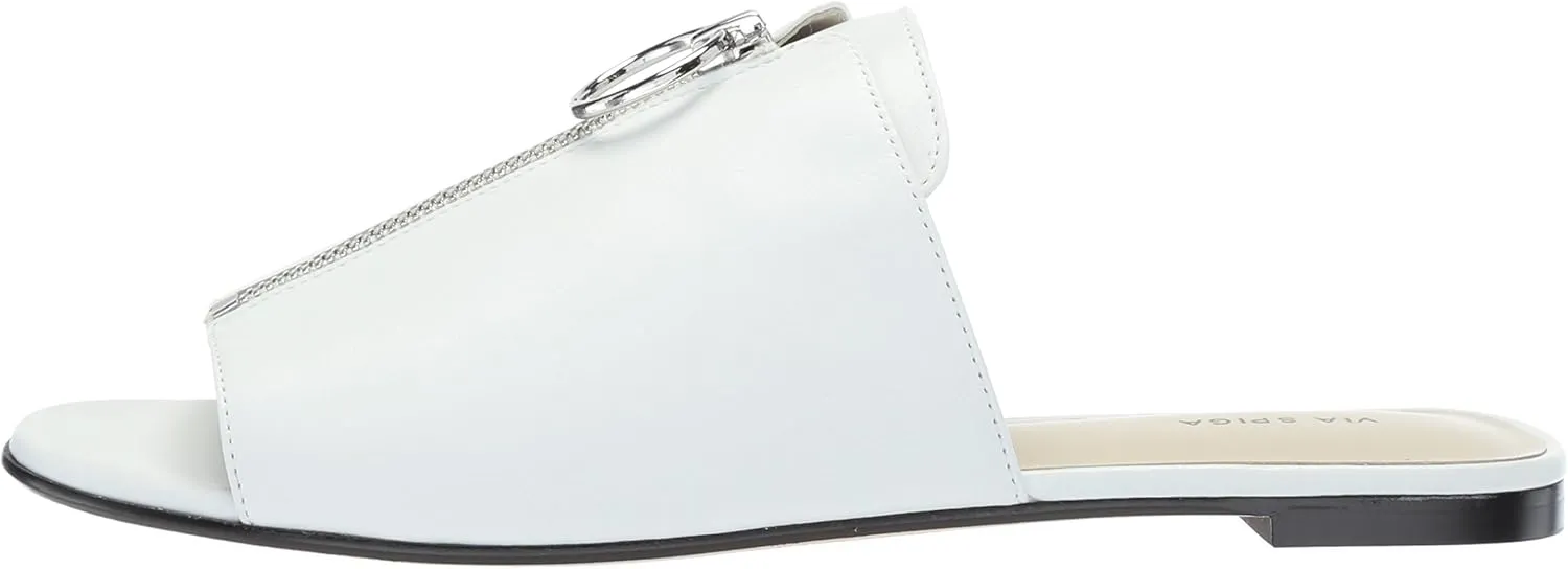 Via Spiga Unisex-Adult Hope Flat Zipper Sandal