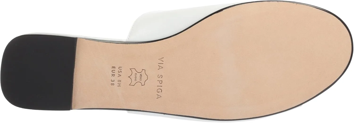 Via Spiga Unisex-Adult Hope Flat Zipper Sandal